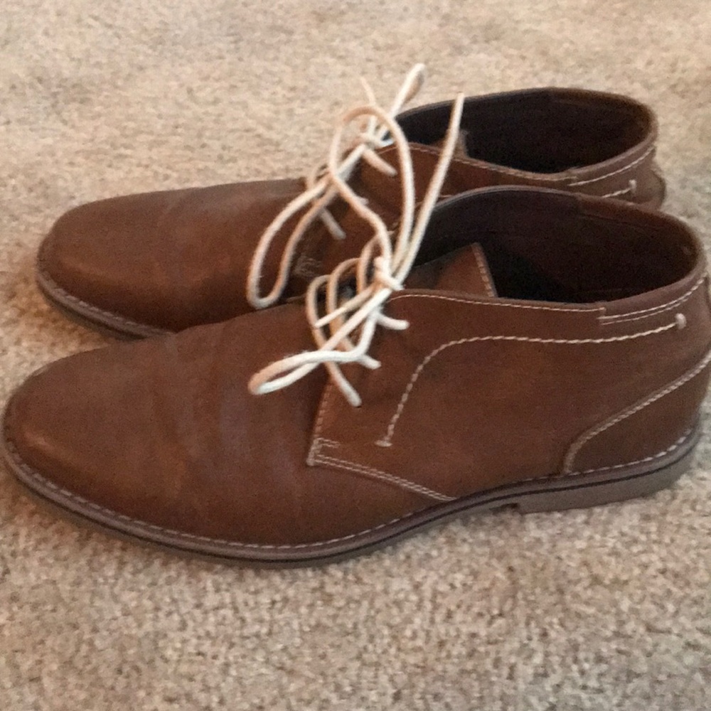Brown men’s dress shoes